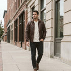 Taj Heritage Dakota Distressed Leather Jacket