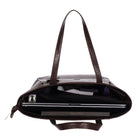 Women's Croco Pattern Shoulder Bag - Stylish and Spacious Bag with Big Compartment