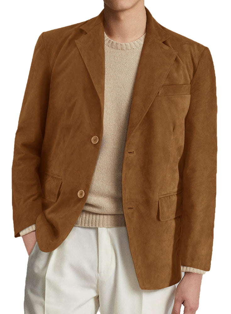 Men's Brown Leather Coat - Premium Quality by Taj Leather
