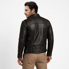 Rider Leather Biker Jacket BLACK