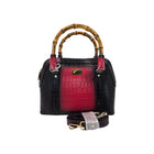 Genuine Leather Handbags with Bamboo handle for Women - Multi-Style Tote, Crossbody, and Top Handle Bag.