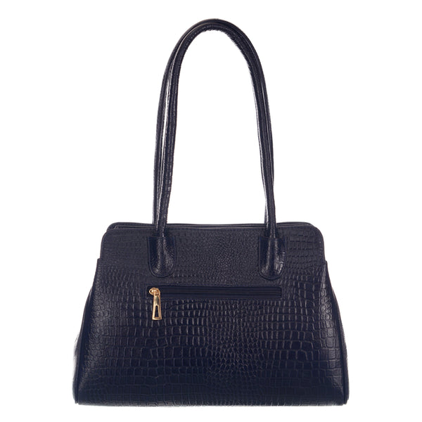 Women's Croco Leather Shoulder Bag - Luxurious and Versatile with Multiple Color Options