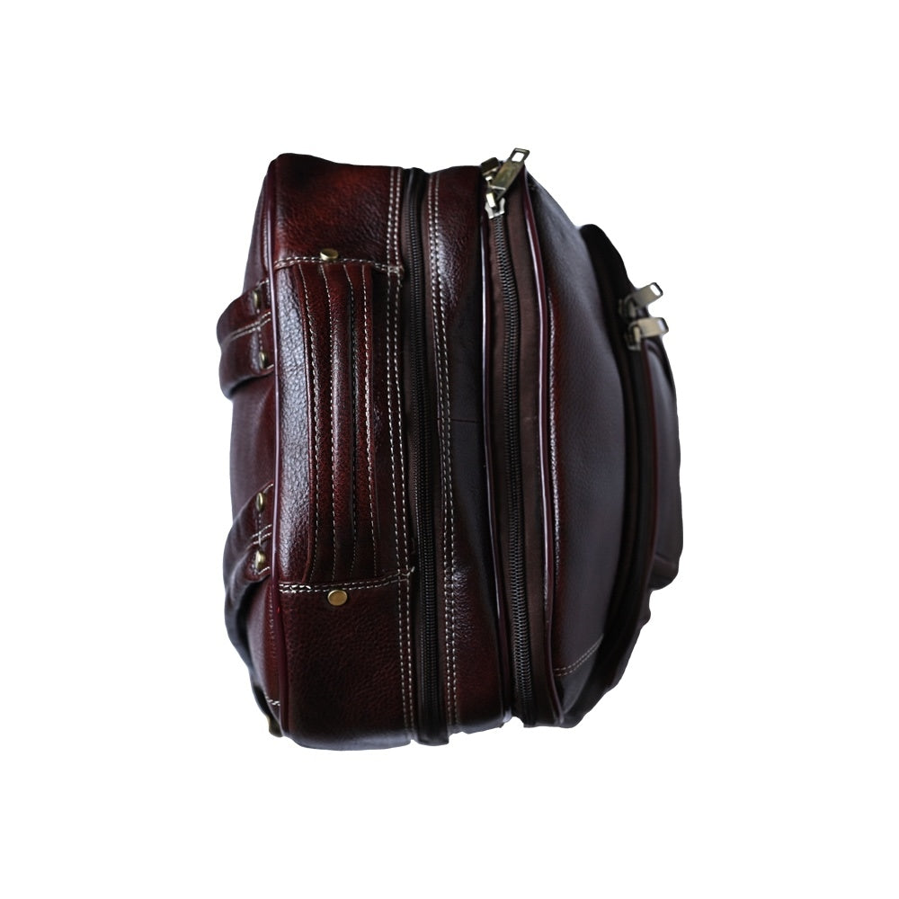 Leather Accessories 18 inch Leather Backpacks for Men and Women