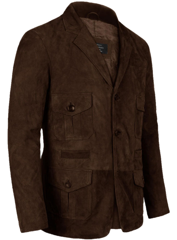 Men's Brown Leather Coat - Premium Quality by Taj Leather