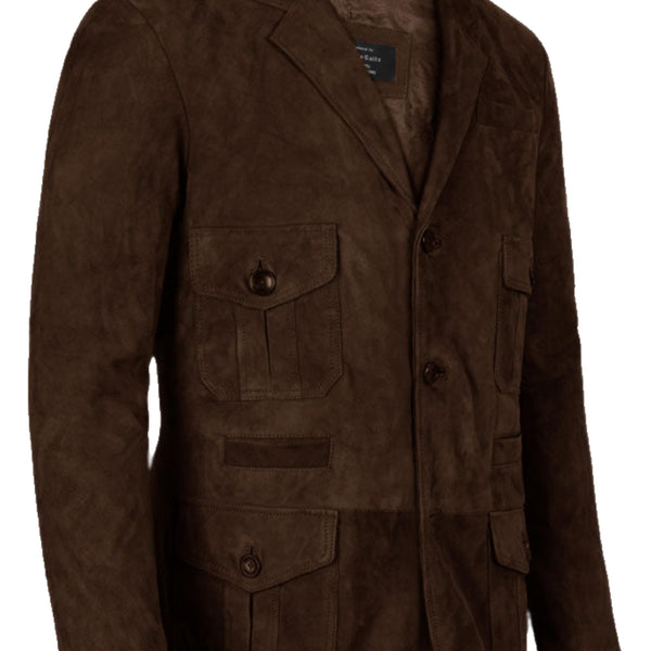 Men's Brown Leather Coat - Premium Quality by Taj Leather