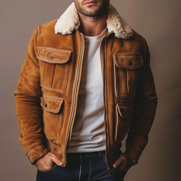 Upgrade Your Look with Taj Leather Suede Jacket