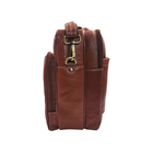 Genuine Leather Double Fold Laptop Bag for Men - Office Bag - Fits Up to 14/15.6/17 Inch.
