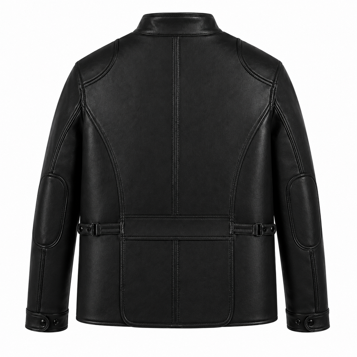 4 Pocket Leather Jacket By Taj leather - Pure Black