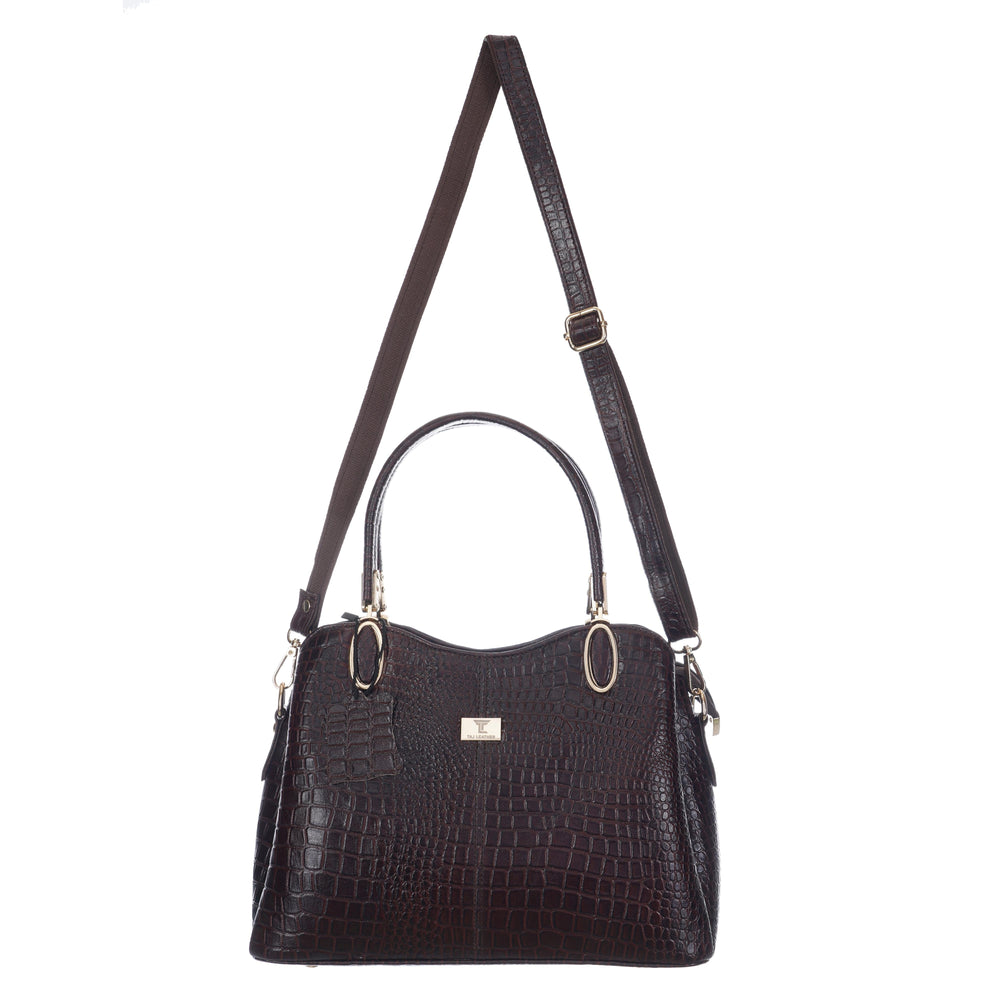 Genuine Leather Handbags for Women - Multi-Style Tote, Crossbody, and Top Handle Bag