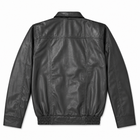 Elastic Leather Jacket - By Taj Leather Pure Black