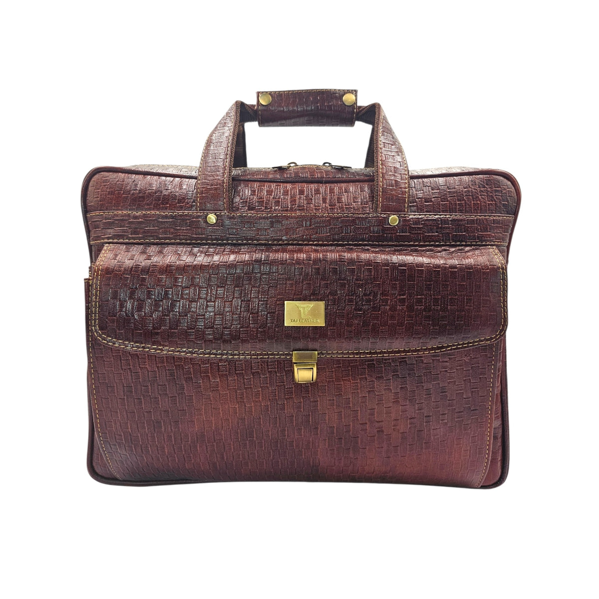 Genuine Leather Laptop Bag for Men - Office Bag - Fits Up to 14/15.6/17 Inch