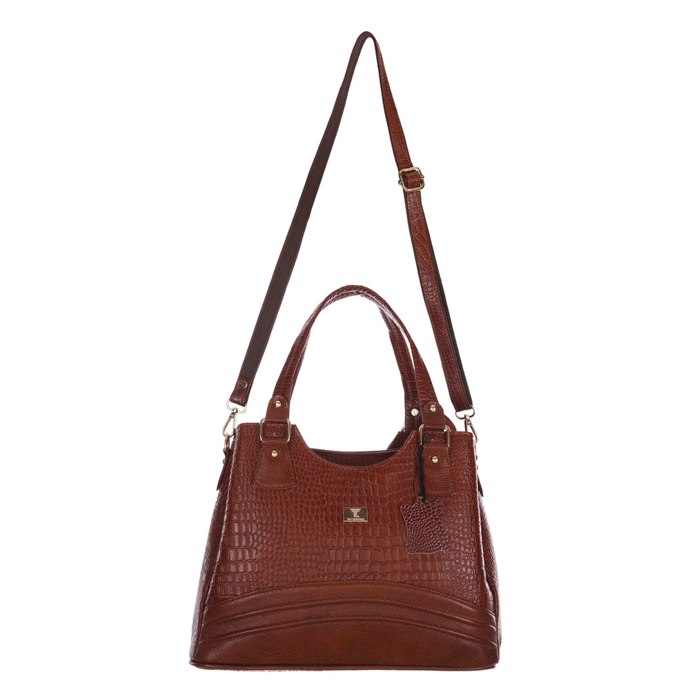 100% Leather Handbags for Women - Multi-Style Tote, Crossbody, and Top Handle Bag