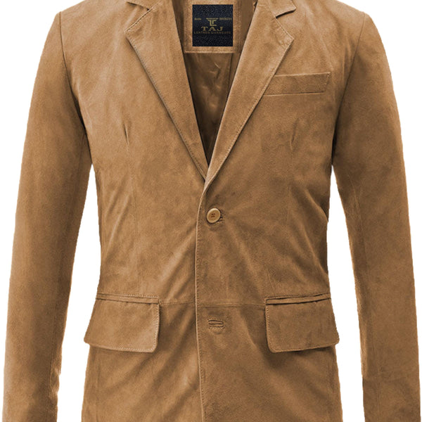 Men's Brown Leather Coat - Premium Quality by Taj Leather