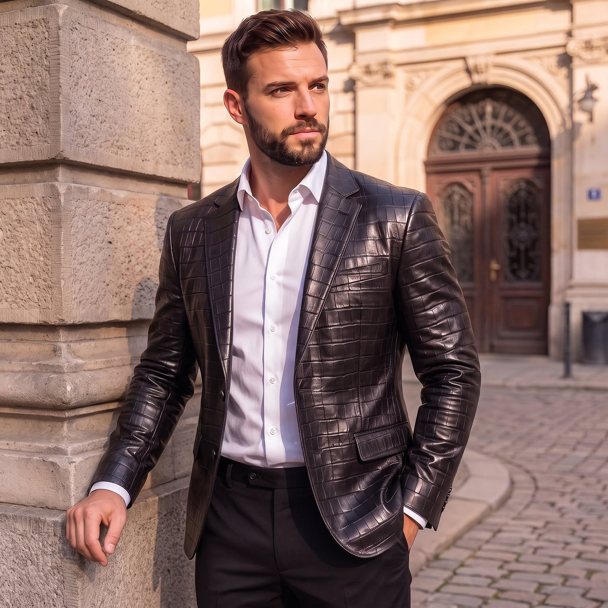 Taj Bespoke Heron Blazer