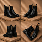 Taj Handcrafted Artisan Chelsea Boot Black