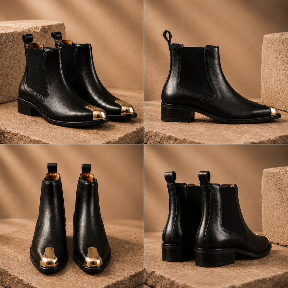 Taj Handcrafted Blackstone Chelsea Boots