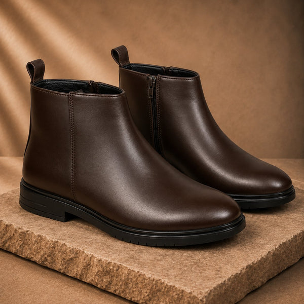 Taj Handcrafted Craft Zipper Chelsea Boot