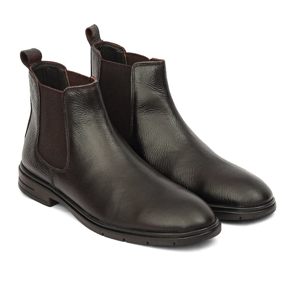 Taj Handcrafted Egoss Leather Chelsea Boot