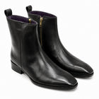 Taj Handcrafted Regent Genuine Leather Zip Boots