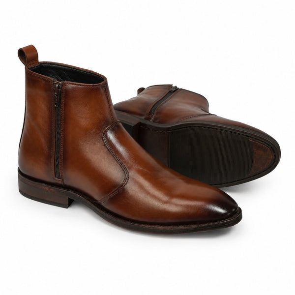 Taj Handcrafted Somerset Leather Chelsea Boot