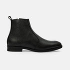 Taj Handcrafted Textured Leather Chelsea Boots