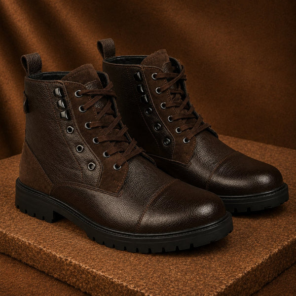 Taj Handcrafted Viaterra Leather Boots