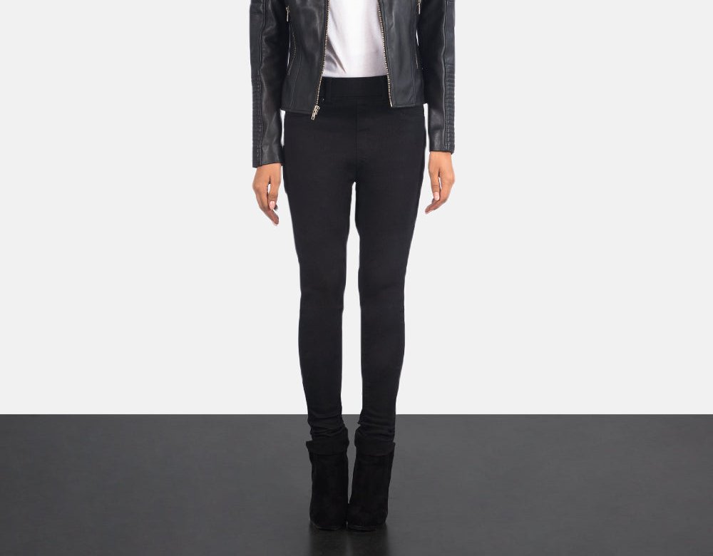 Taj Signature Adalyn Quilted Leather Biker Jacket Leather Jacket