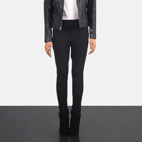 Taj Signature Adalyn Quilted Leather Biker Jacket Leather Jacket
