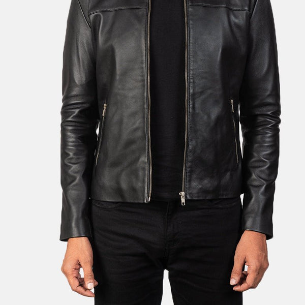 Taj Signature Adornica Leather Biker Jacket Leather Jacket