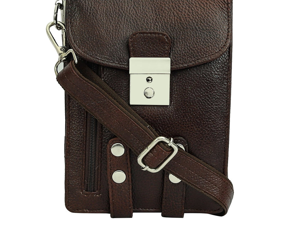 Taj Signature Aking Leather Travel Sling Bag