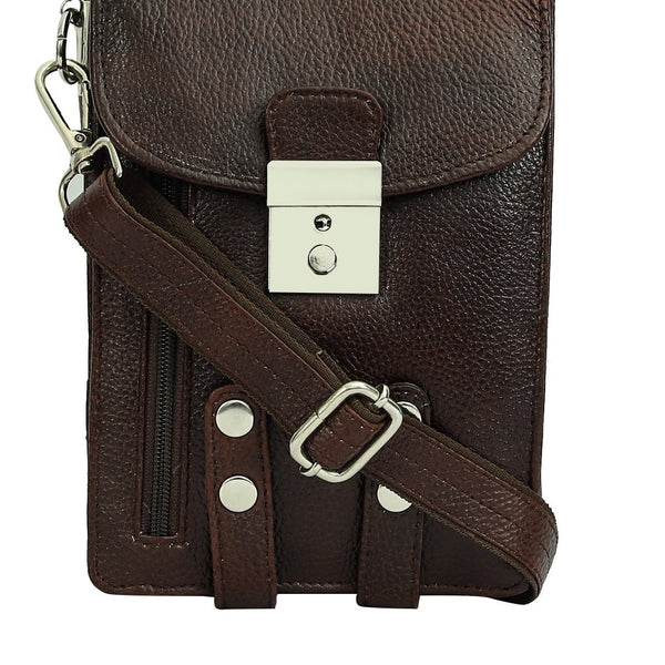 Taj Signature Aking Leather Travel Sling Bag