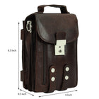 Taj Signature Aking Leather Travel Sling Bag