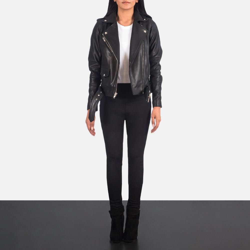Taj Signature Alison Leather Biker Jacket Leather Jacket