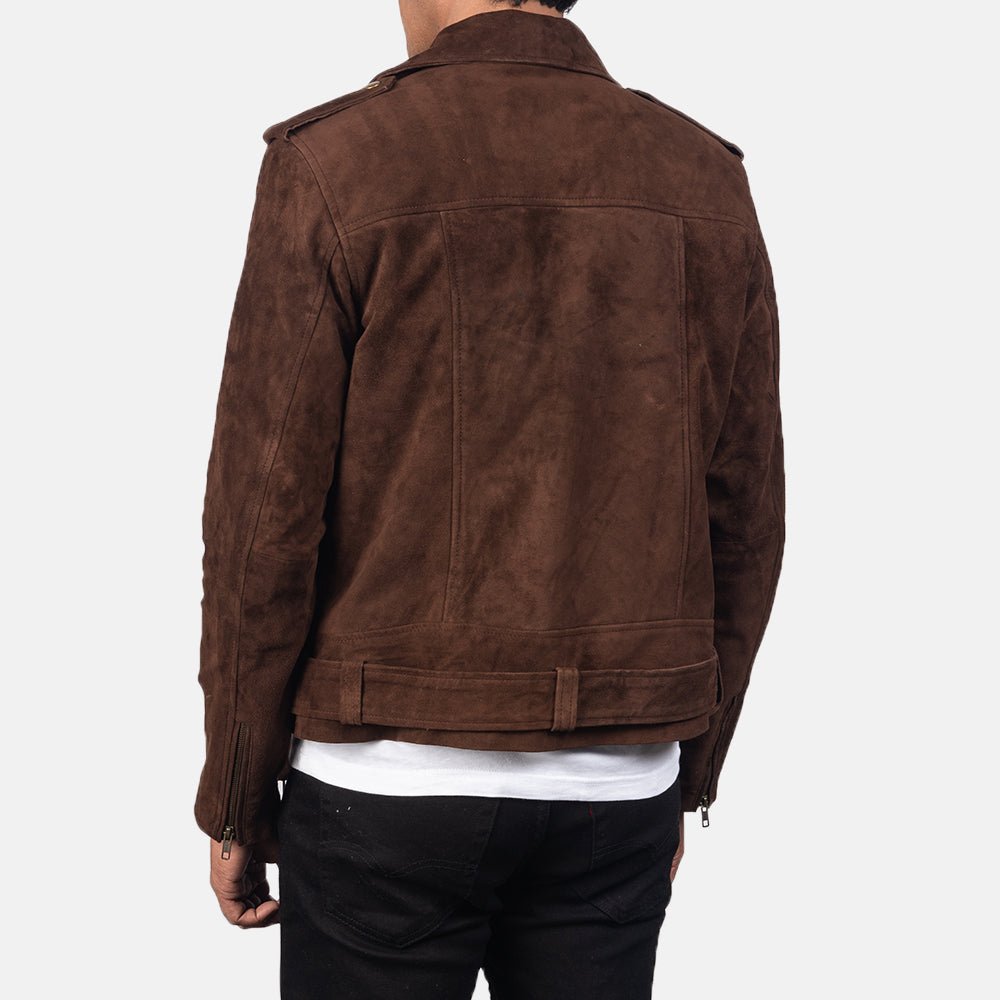 Taj Signature Allaric Alley Suede Leather Biker Jacket Leather Jacket