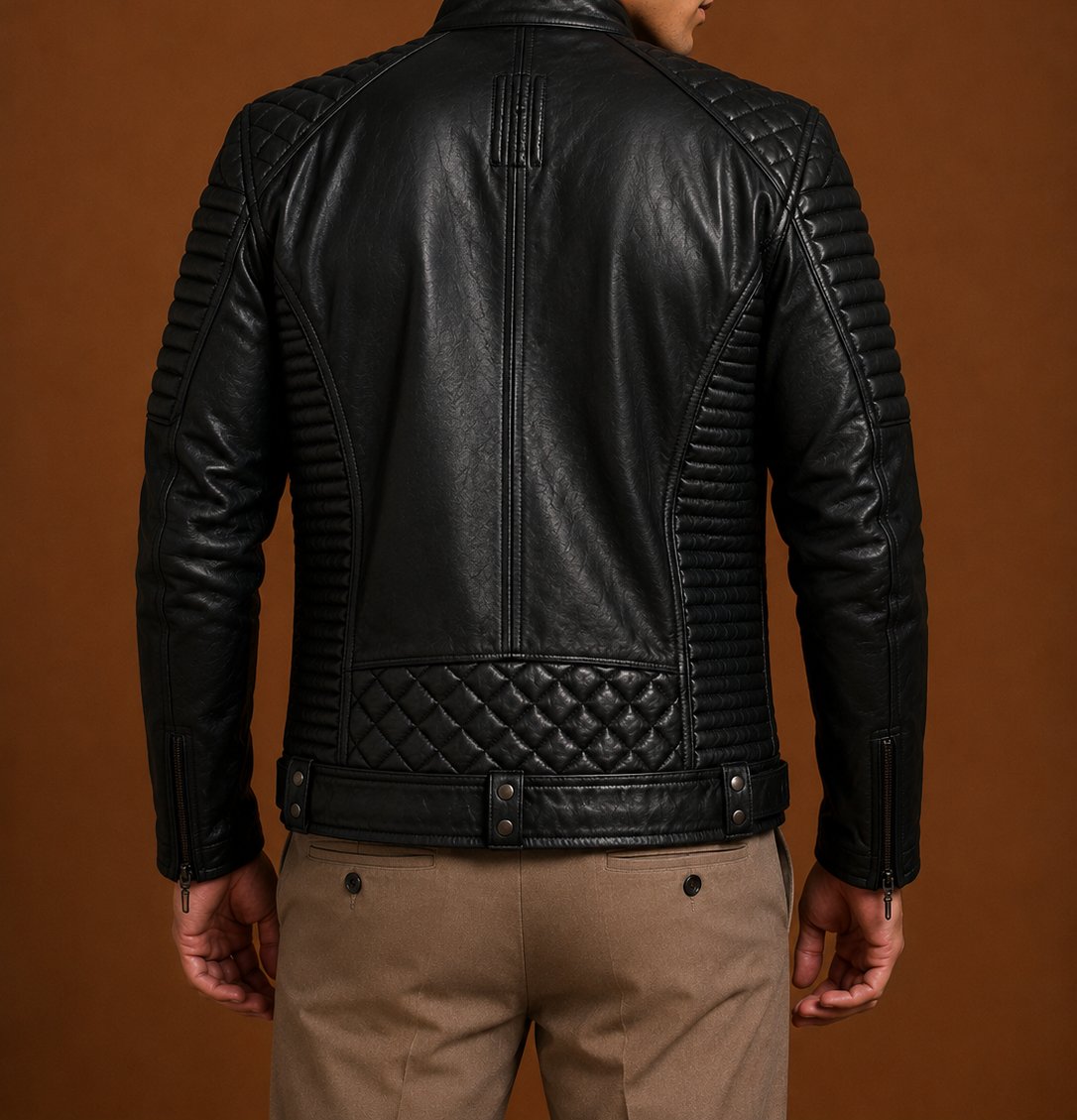 Taj Signature Anti Biker Leather Jacket