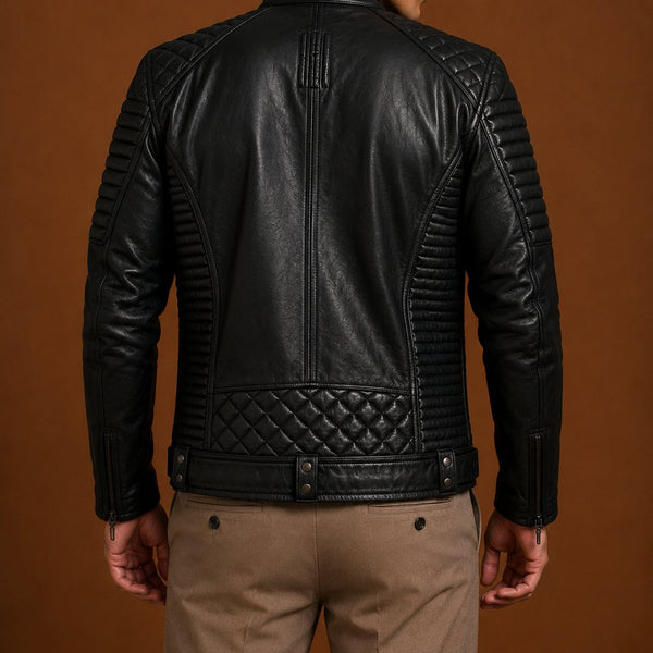 Taj Signature Anti Biker Leather Jacket
