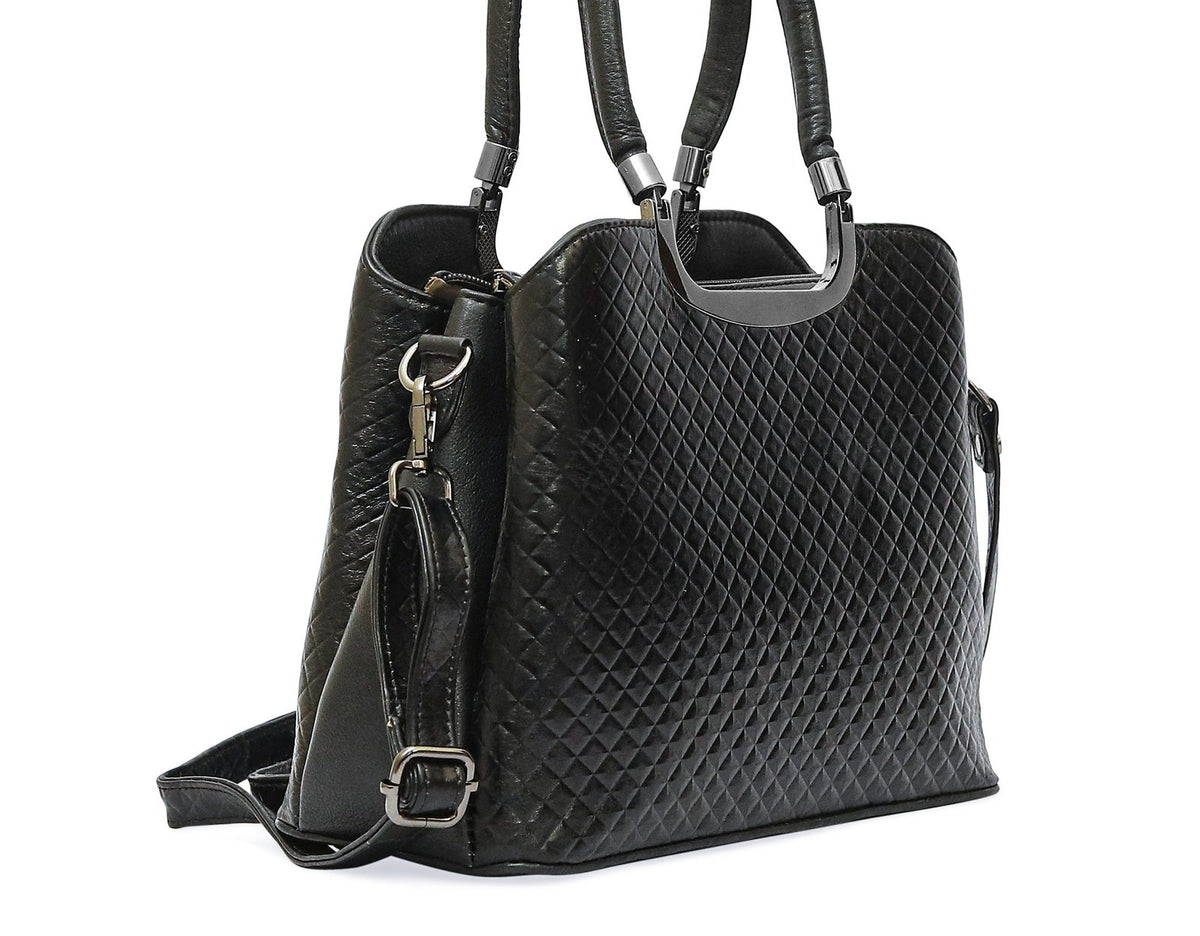 Taj Signature Arlisse eather Ladies Handbags Black