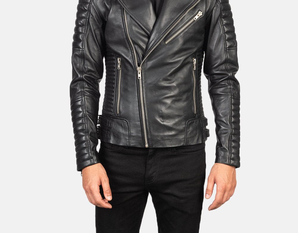 Taj Signature Armand Leather Biker Jacket Leather Jacket