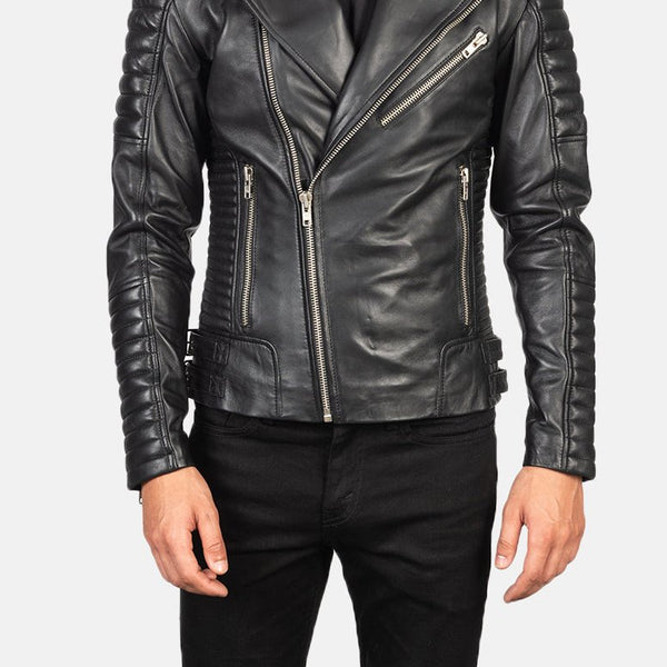 Taj Signature Armand Leather Biker Jacket Leather Jacket