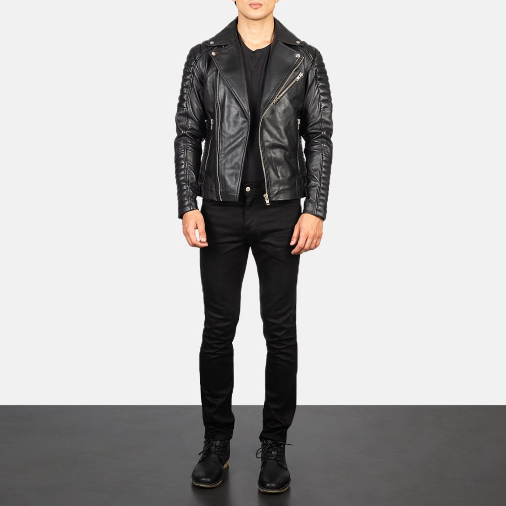 Taj Signature Armand Leather Biker Jacket Leather Jacket