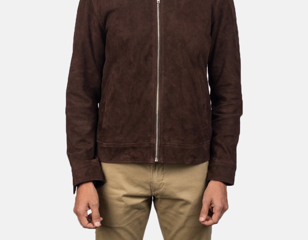Taj Signature Blain Suede Bomber Jacket