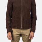 Taj Signature Blain Suede Bomber Jacket