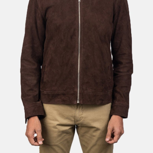 Taj Signature Blain Suede Bomber Jacket