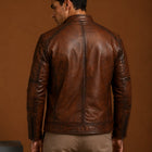 Taj Signature Bobby Numero Leather Jacket Biker