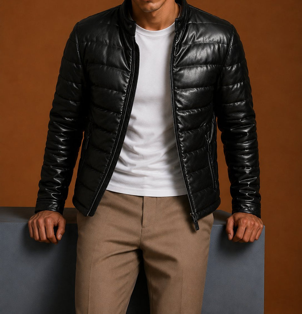 Taj Signature Bomter Boomar Biker Jacket Leather Jacket