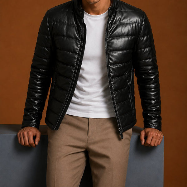 Taj Signature Bomter Boomar Biker Jacket Leather Jacket