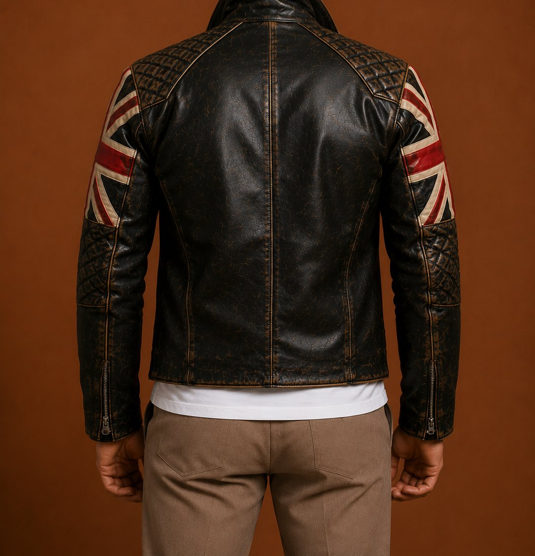 Taj Signature Brel Vintage Leather Jacket