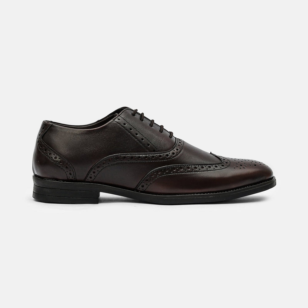 Taj Signature Brogue Leather Shoes