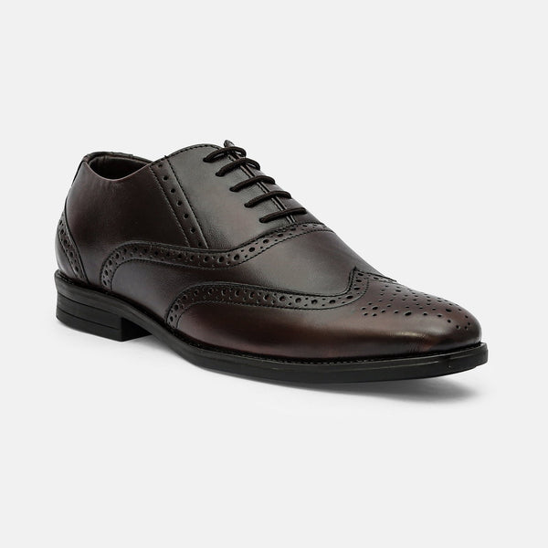 Taj Signature Brogue Leather Shoes