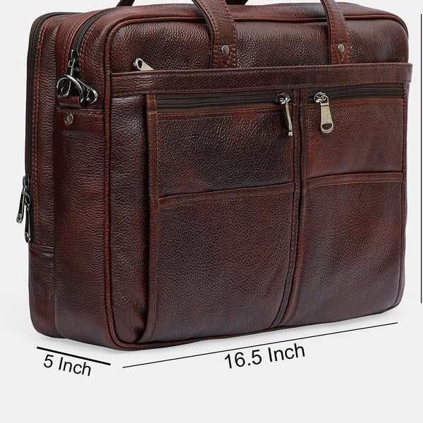 Taj Signature Camer Office Leather Massenger Bag Leather Jacket